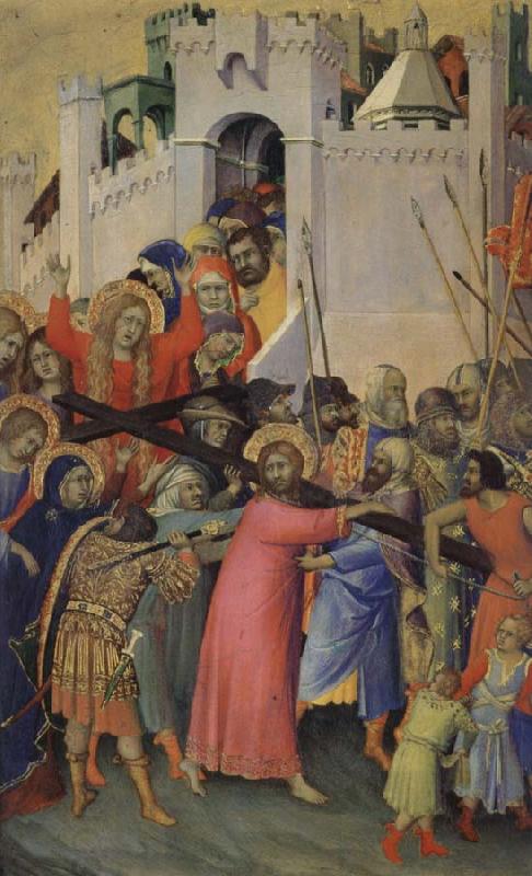 Simone Martini Jesus crucified like back China oil painting art